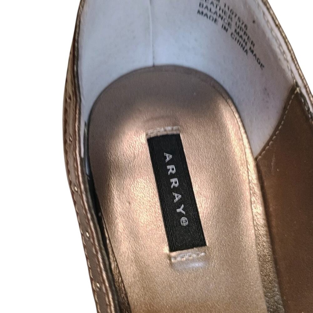 Array Silver 3” pump with stud detail, High ankle… - image 5